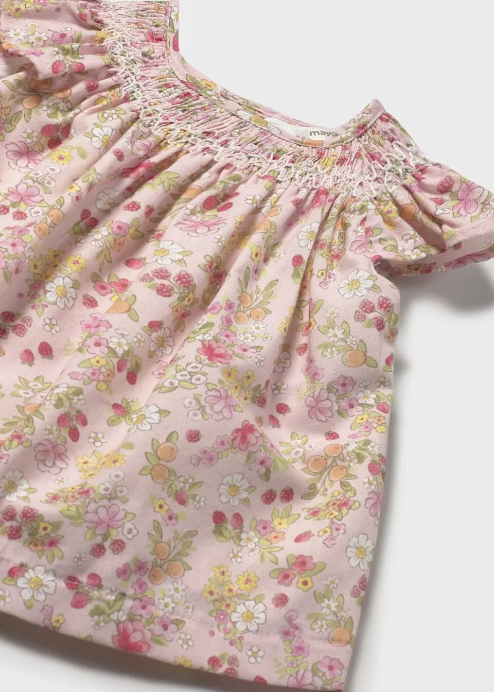 Mayoral Baby Girls Dress 1867 Pink Floral