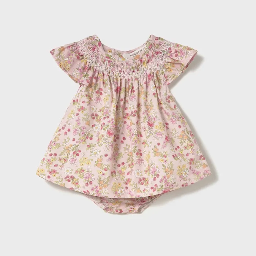 Mayoral Baby Girls Dress 1867 Pink Floral
