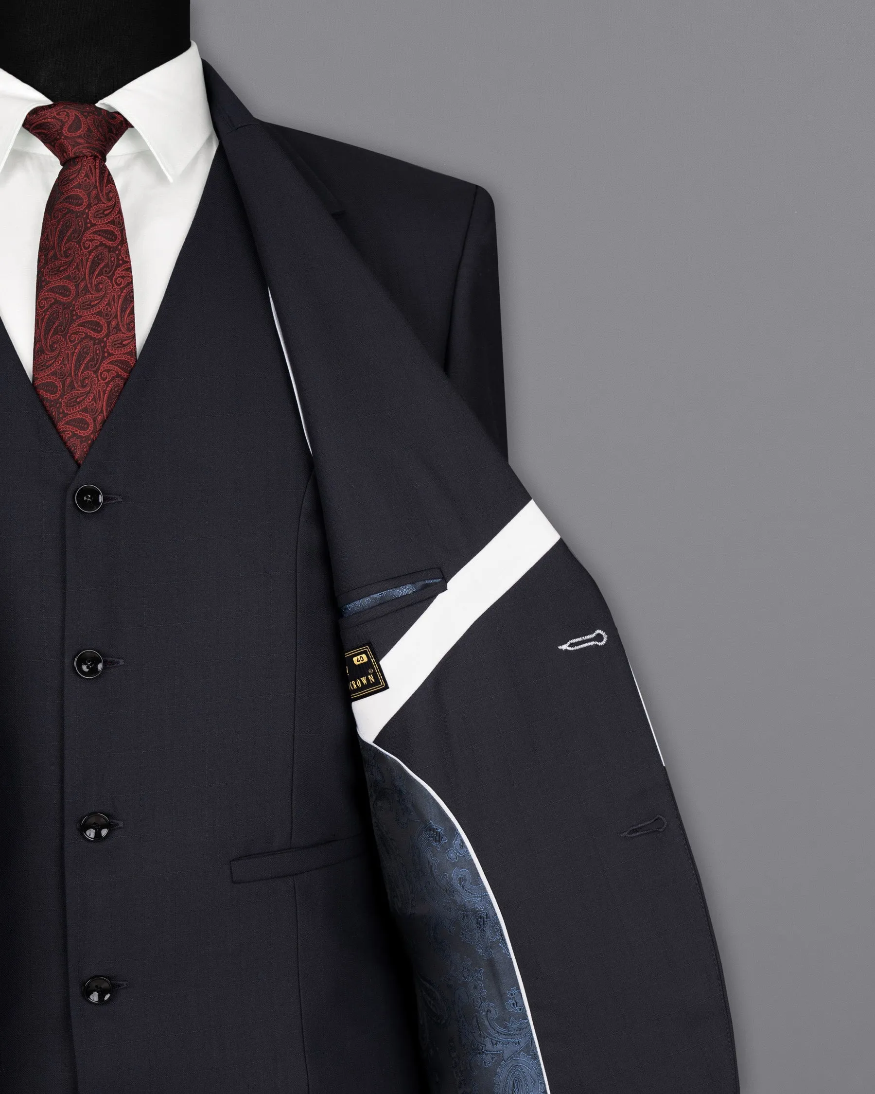 Mirage Black Checked Woolrich Blazer