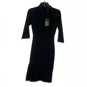 Miusol Women’s Black Long Sleeve Knee Length Dress Size Small