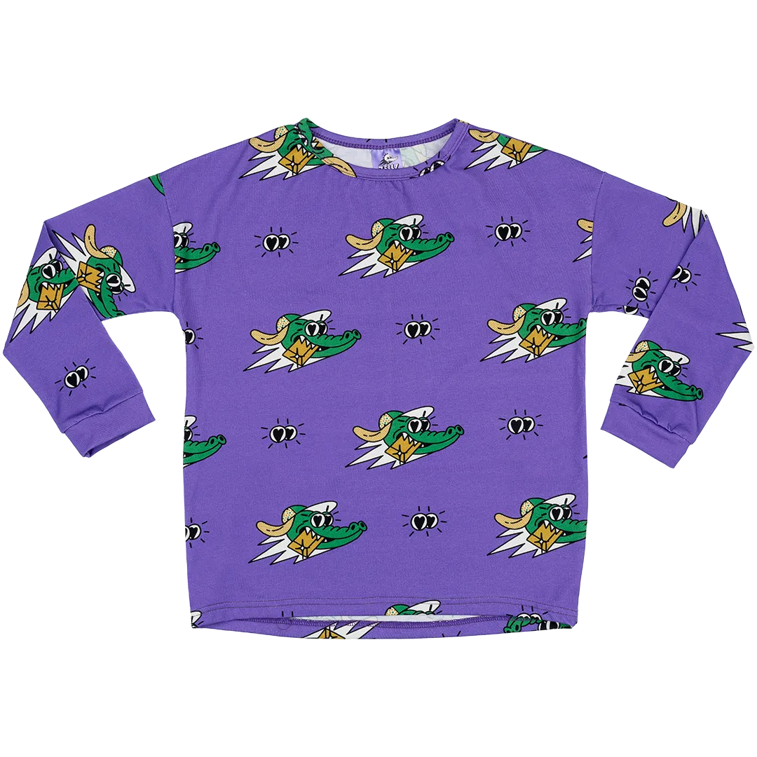 Purple Golden Gator Long Sleeve - ONLY 2 LEFT