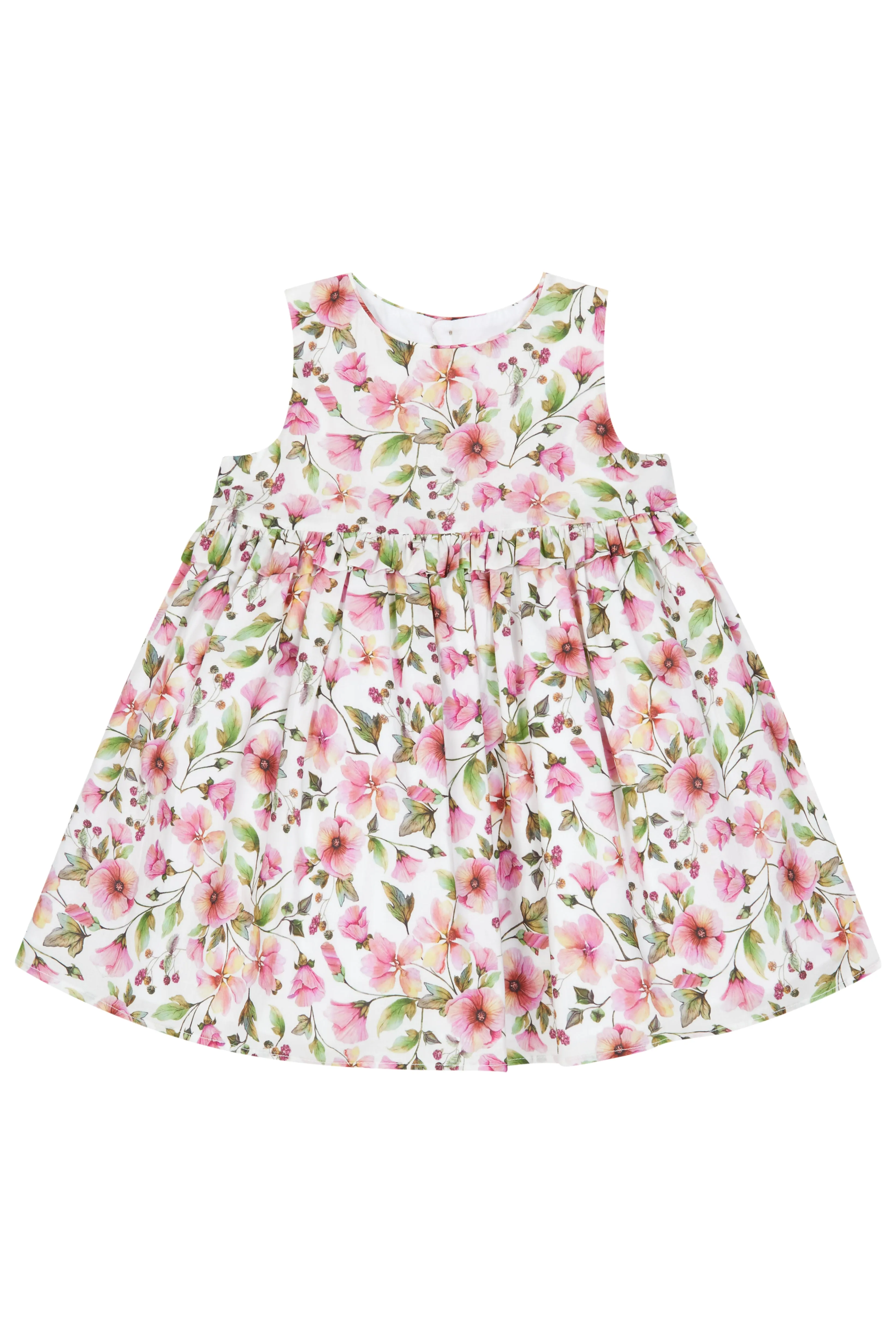 "Ada" Dusky Pink Floral Dress