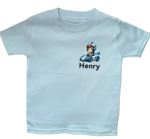 Racecar personalised kids T-Shirt