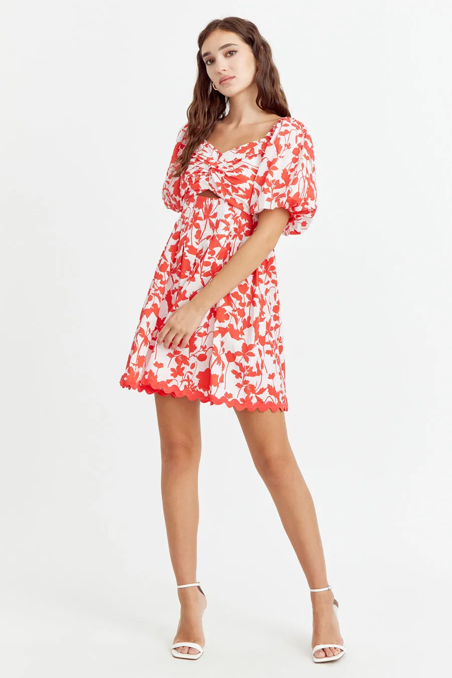 Remi Puff Sleeve Cotton Dress
