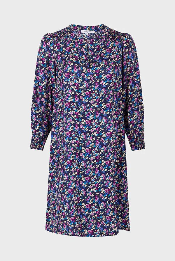 SALYA FLORAL JACQUARD MINI DRESS