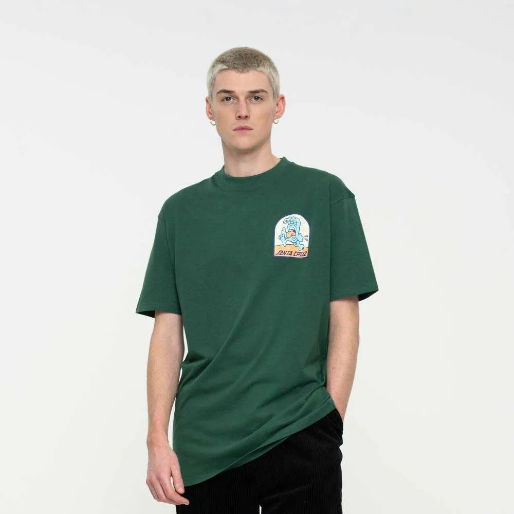 Santa Cruz Beach Bum Hand Scene T-Shirt