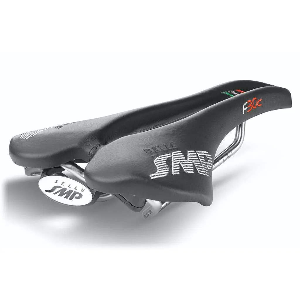 Selle SMP F30c Saddle - CroMo Rails - Black