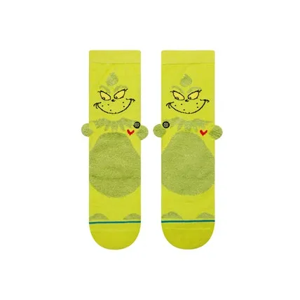 Stance Kids Grinch 3D Grinch Casual Crew Socks