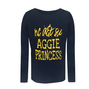The Aggie Princess Long-Sleeve Youth Tee