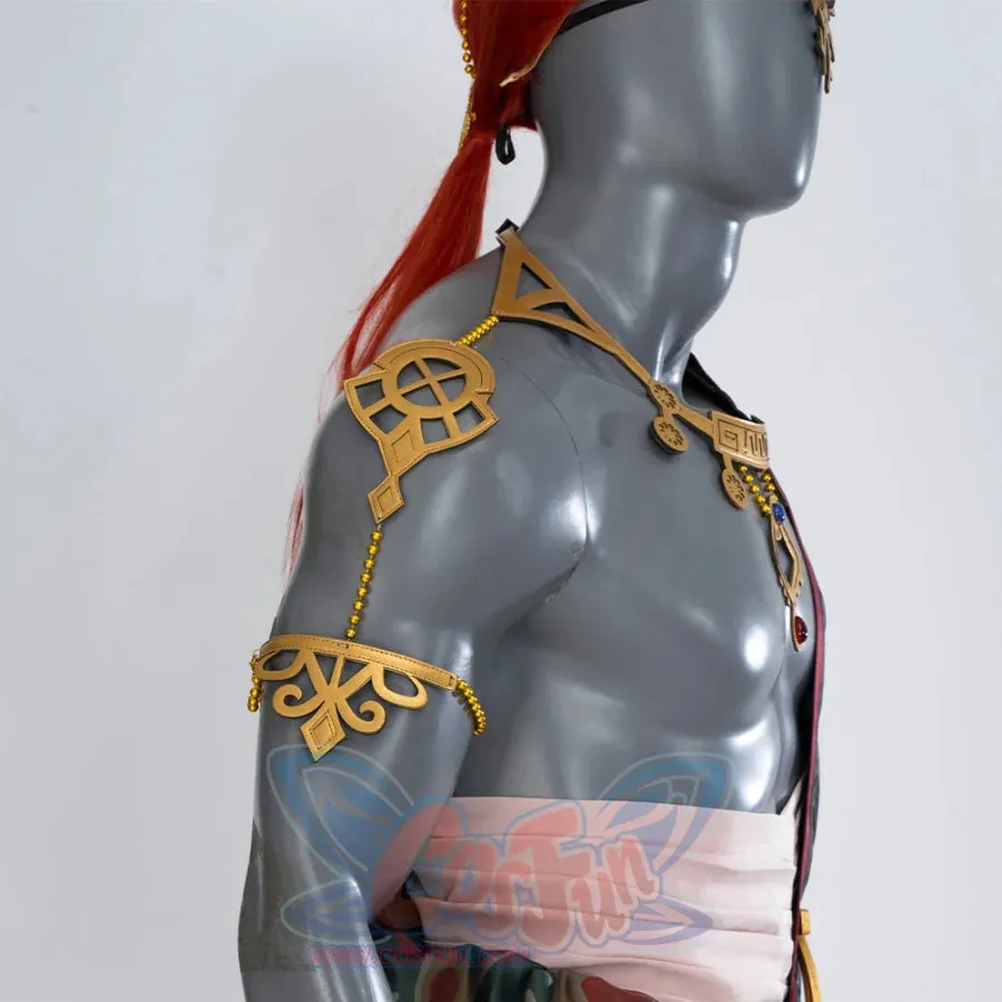 The Legend of Zelda: Tears of the Kingdom Ganondorf Cosplay Costume/Wig C08190