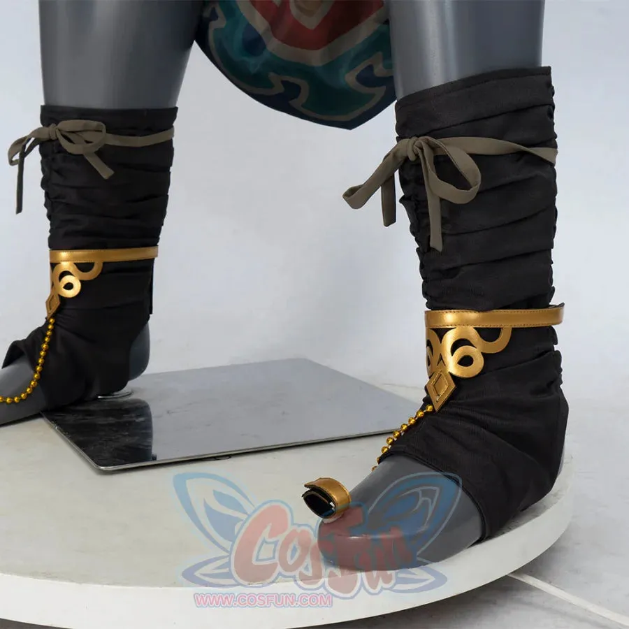 The Legend of Zelda: Tears of the Kingdom Ganondorf Cosplay Costume/Wig C08190