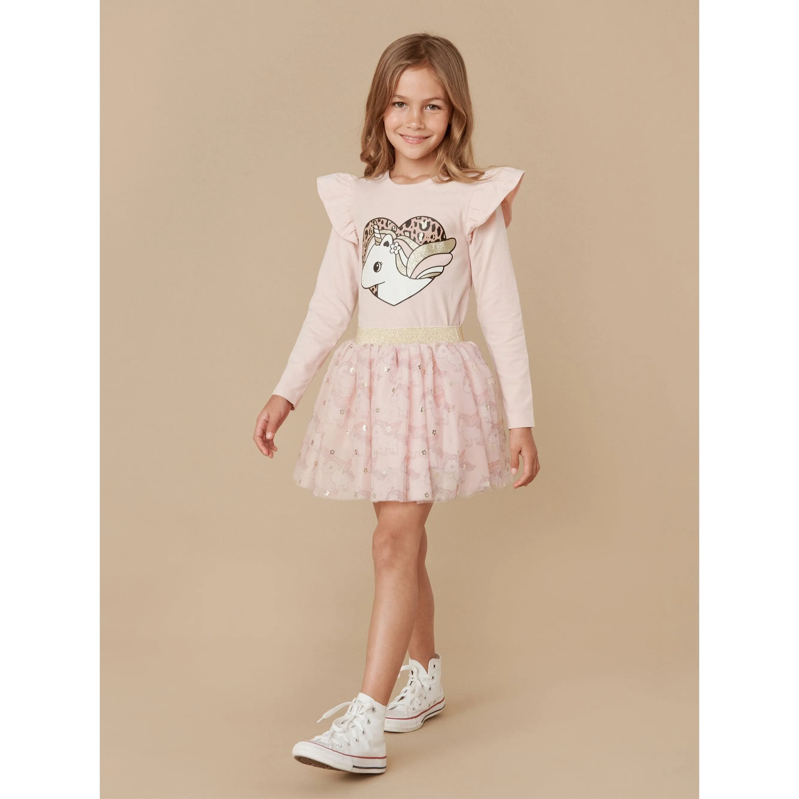 Unicorn Heart Frill Top
