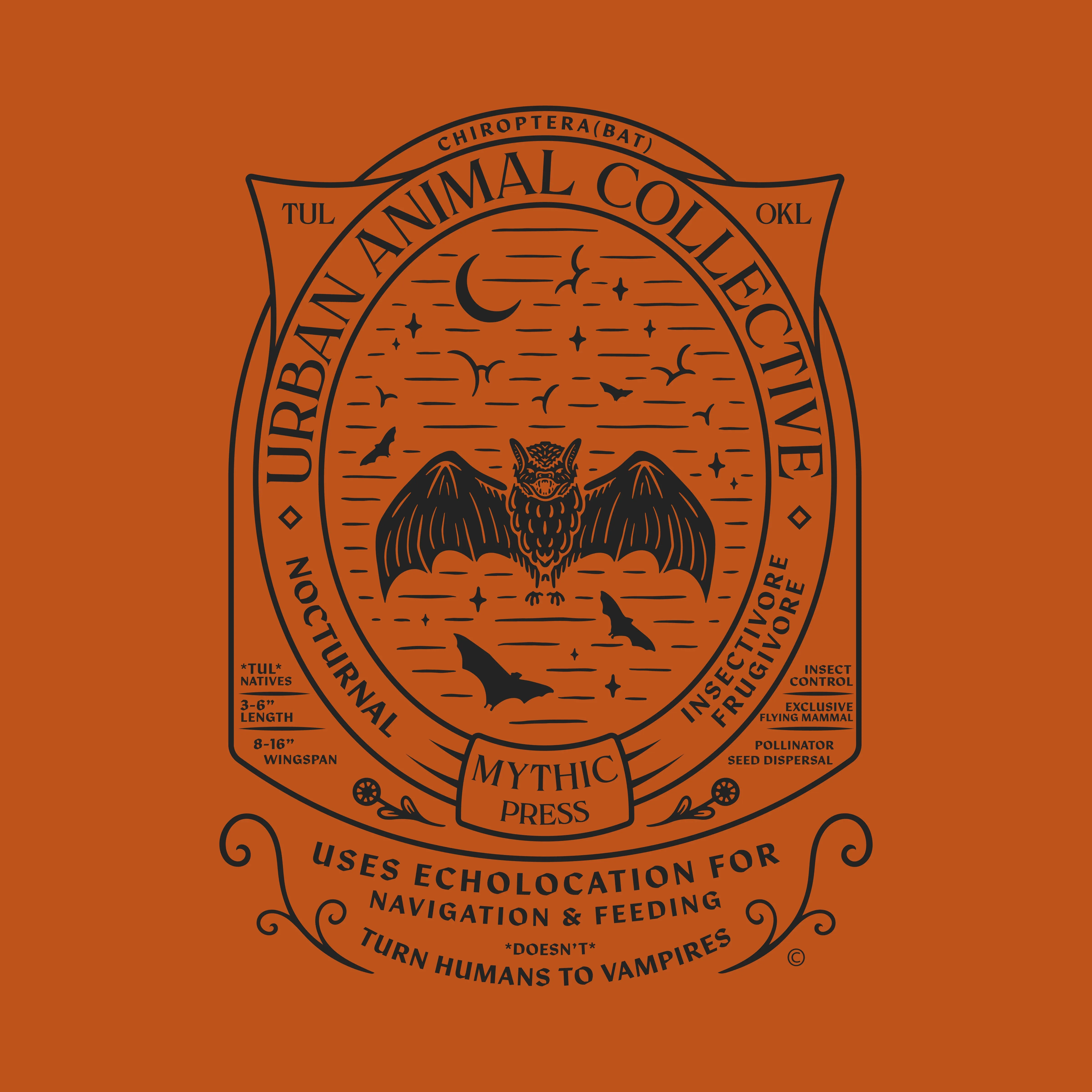 Urban Animal Collective - Bat Tee
