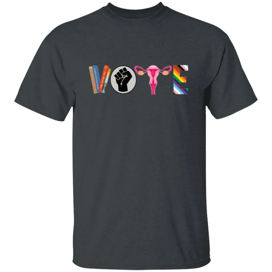 Vote 2 sided Design 5.3 oz. T-Shirt
