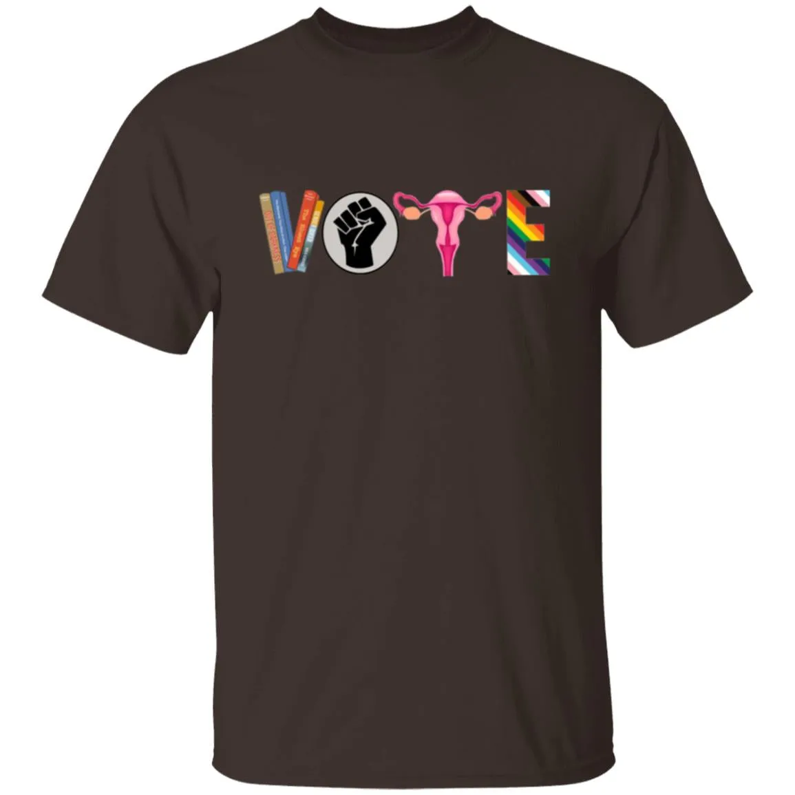 Vote 2 sided Design 5.3 oz. T-Shirt