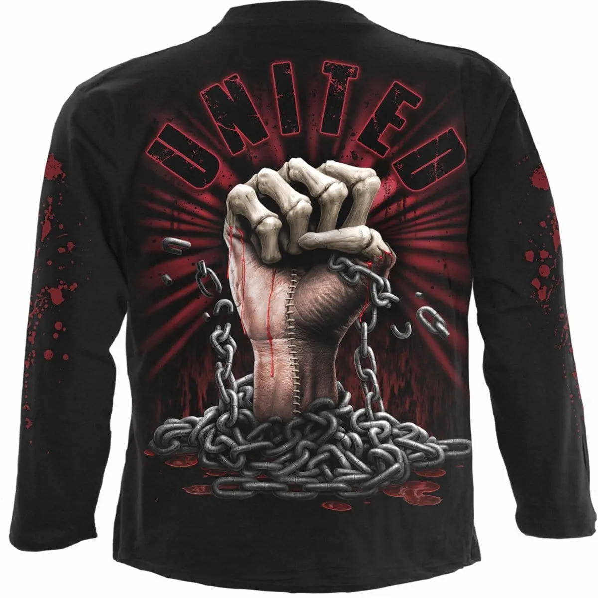 WE BLEED TOGETHER - Longsleeve T-Shirt Black
