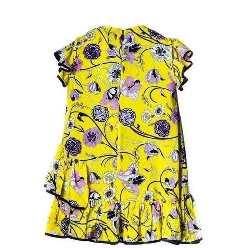 Yellow Floral Dress