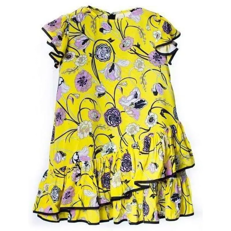 Yellow Floral Dress