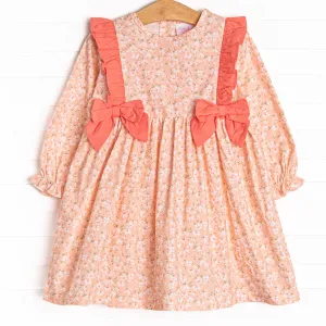 You're a Peach Side Tie Dress, Orange