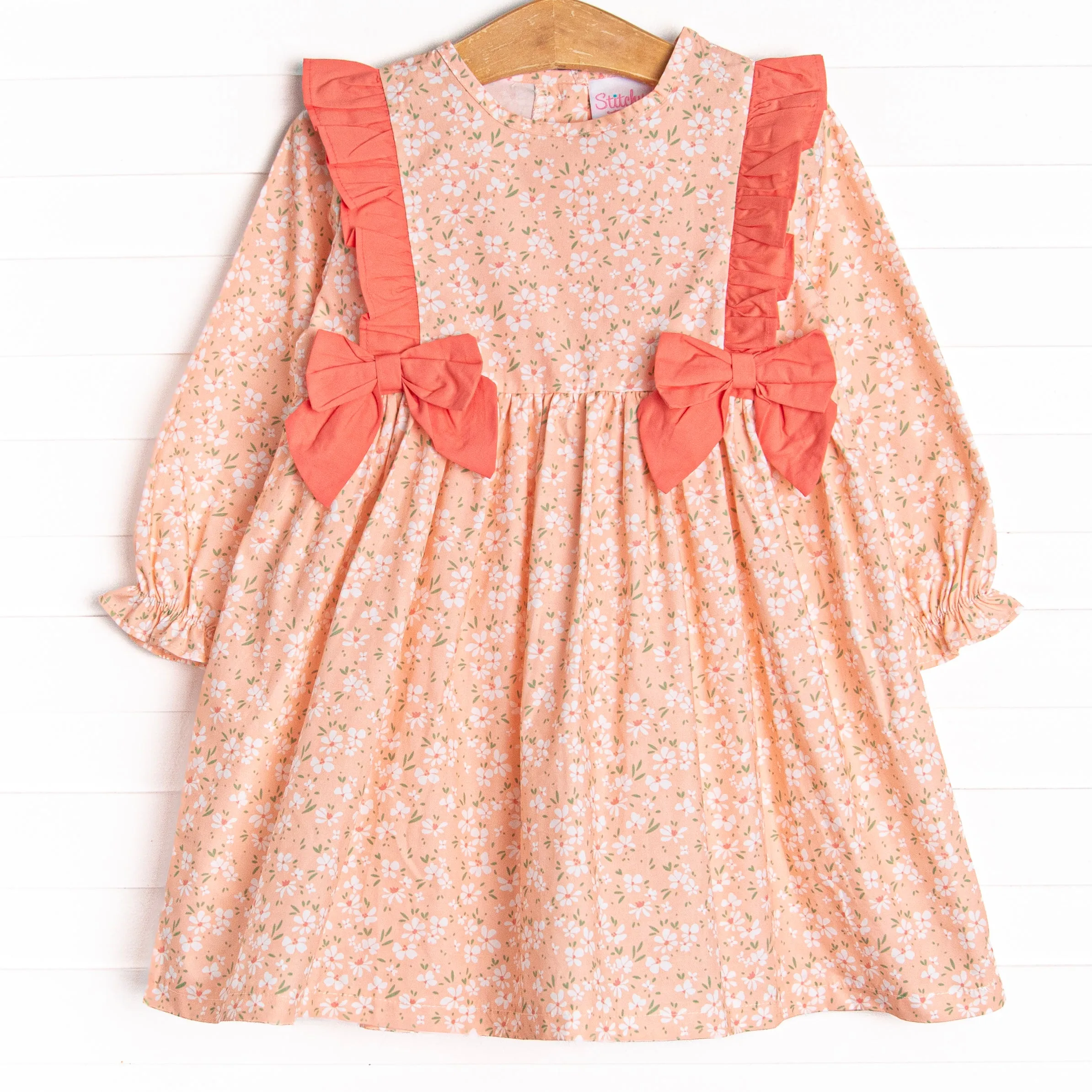 You're a Peach Side Tie Dress, Orange