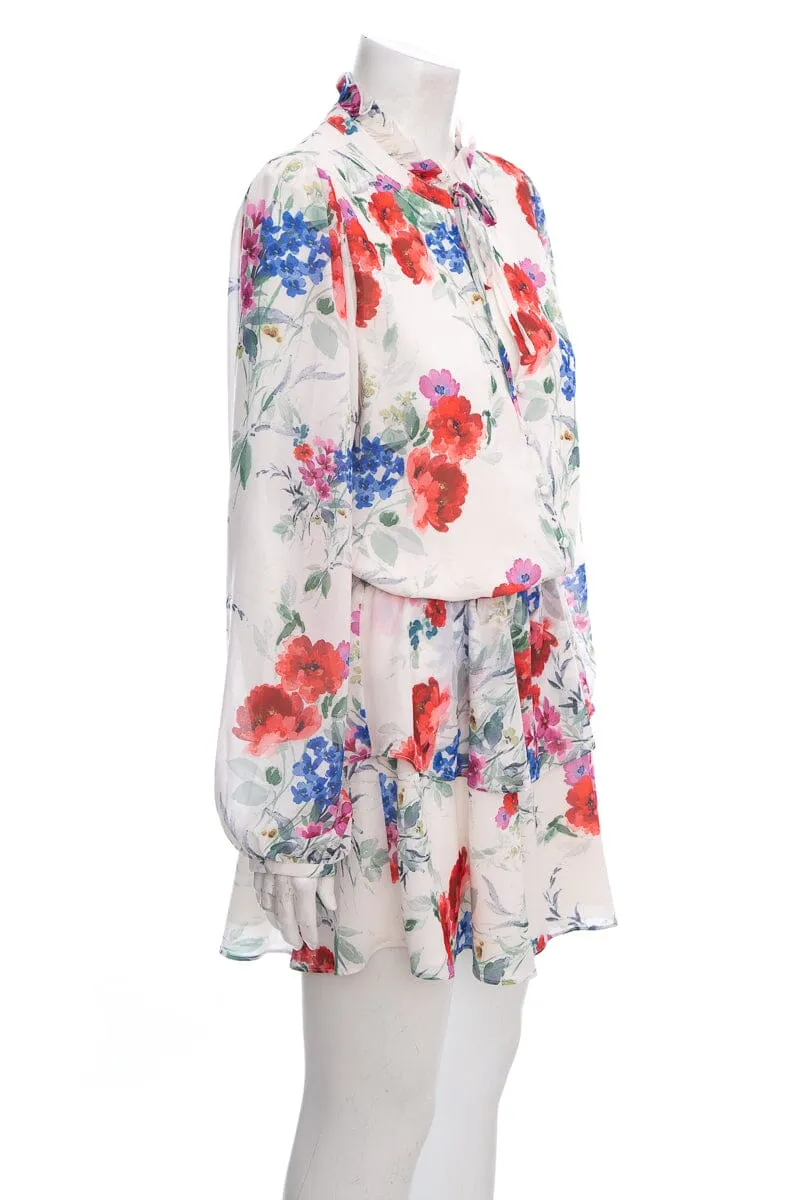 Yumi Kim Floral Long Sleeve Dress SZ L
