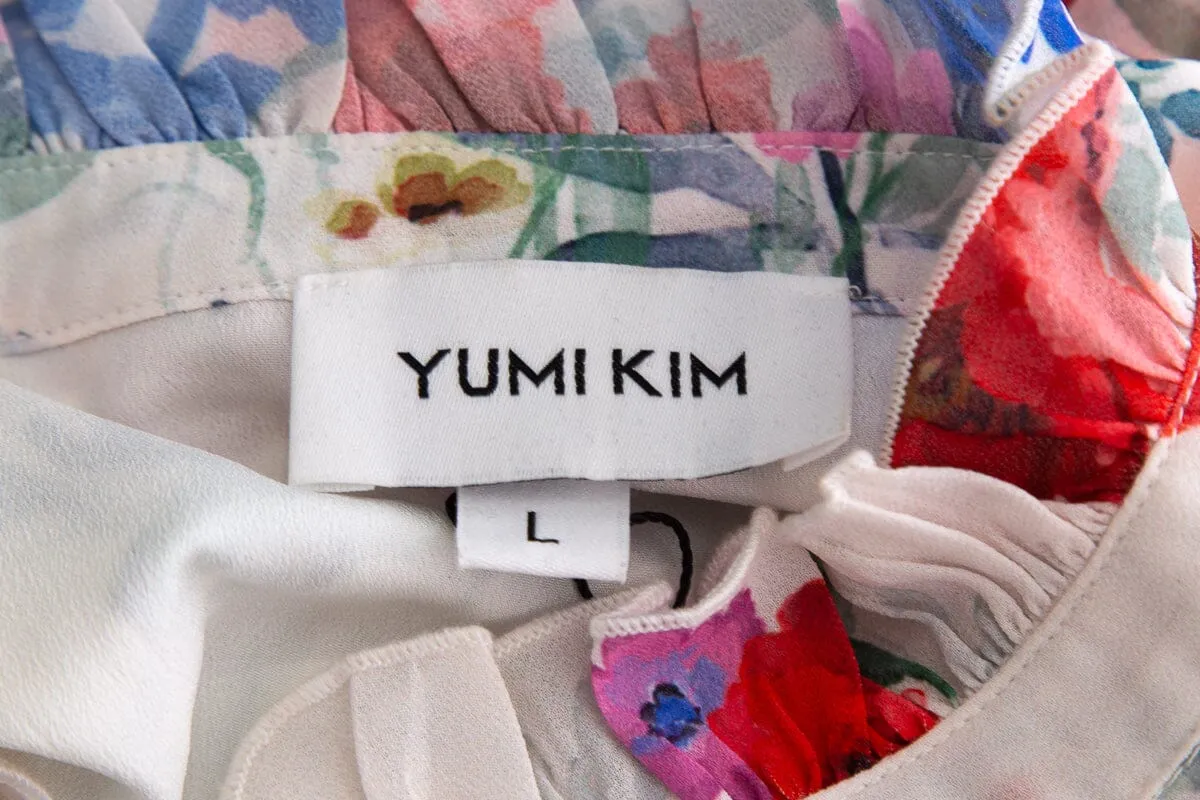 Yumi Kim Floral Long Sleeve Dress SZ L